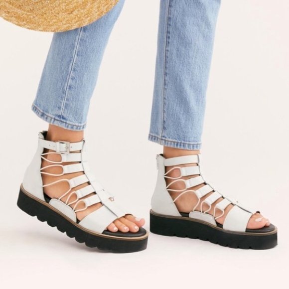 Free People Sunrise Flatform Sandals - Picture 2 of 6